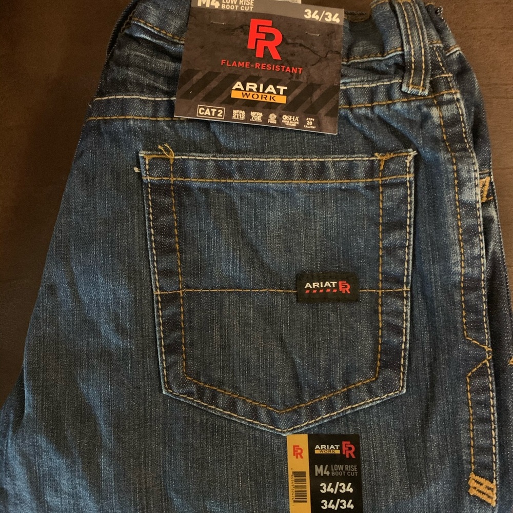 Men’s Ariat FR Low Rise Boot Cut Jeans 34x34